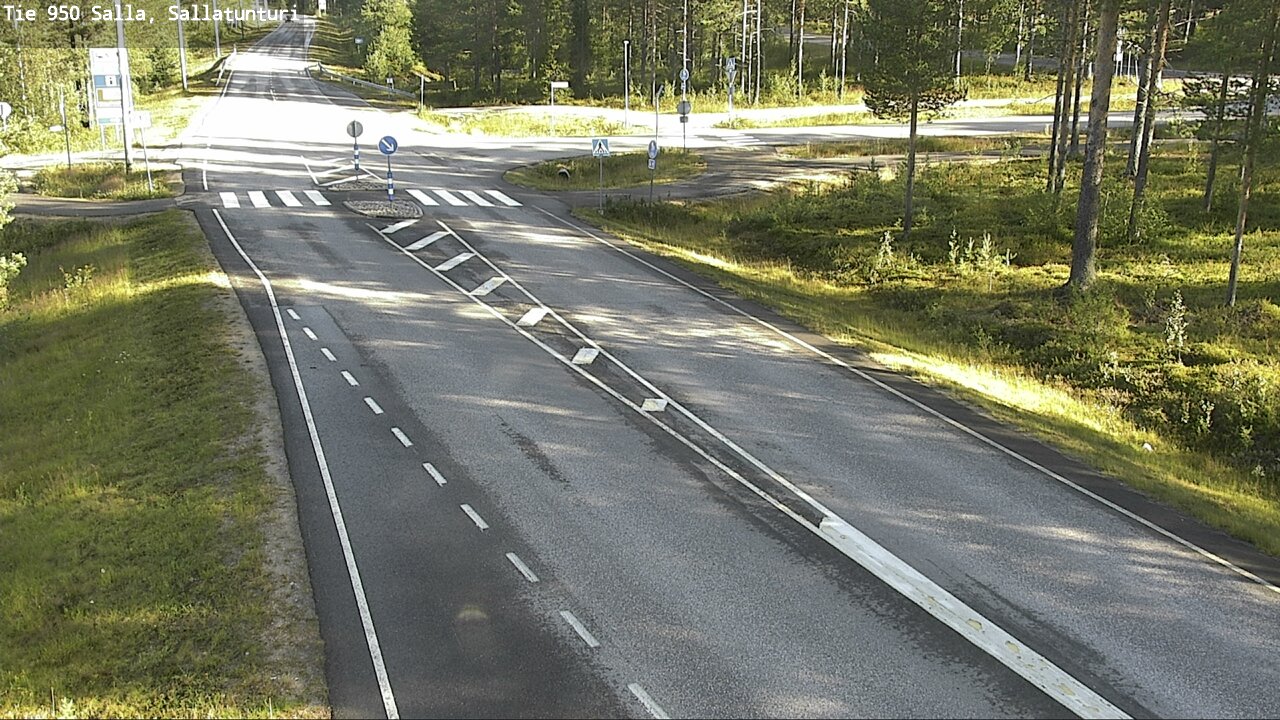 Weather Camera Image Väg 950 Salla, Sallatunturi, Salla, Lappi