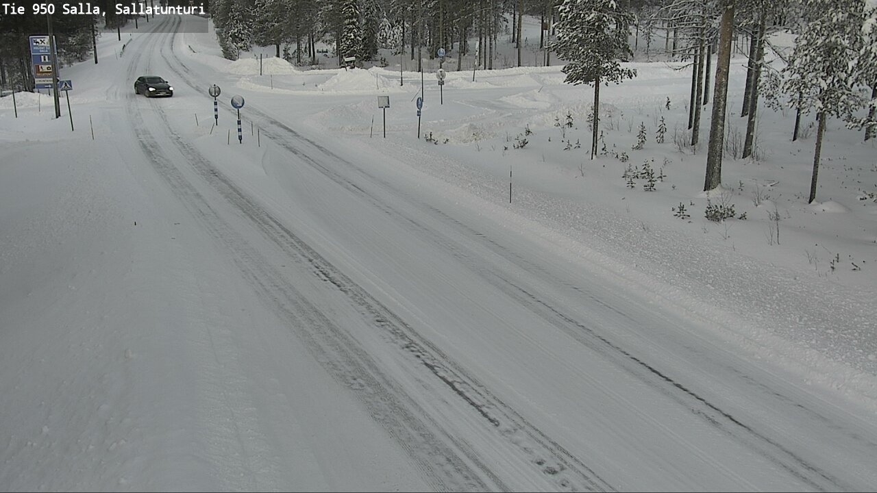Weather Camera Image Road 950 Salla, Sallatunturi, Salla, Lappi