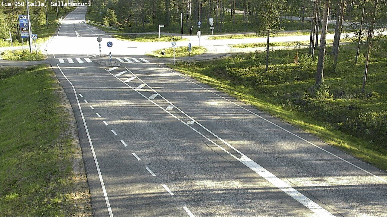 Weather Camera Image Väg 950 Salla, Sallatunturi, Salla, Lappi
