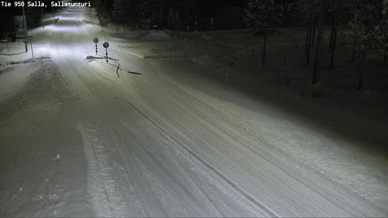 Weather Camera Image Road 950 Salla, Sallatunturi, Salla, Lappi