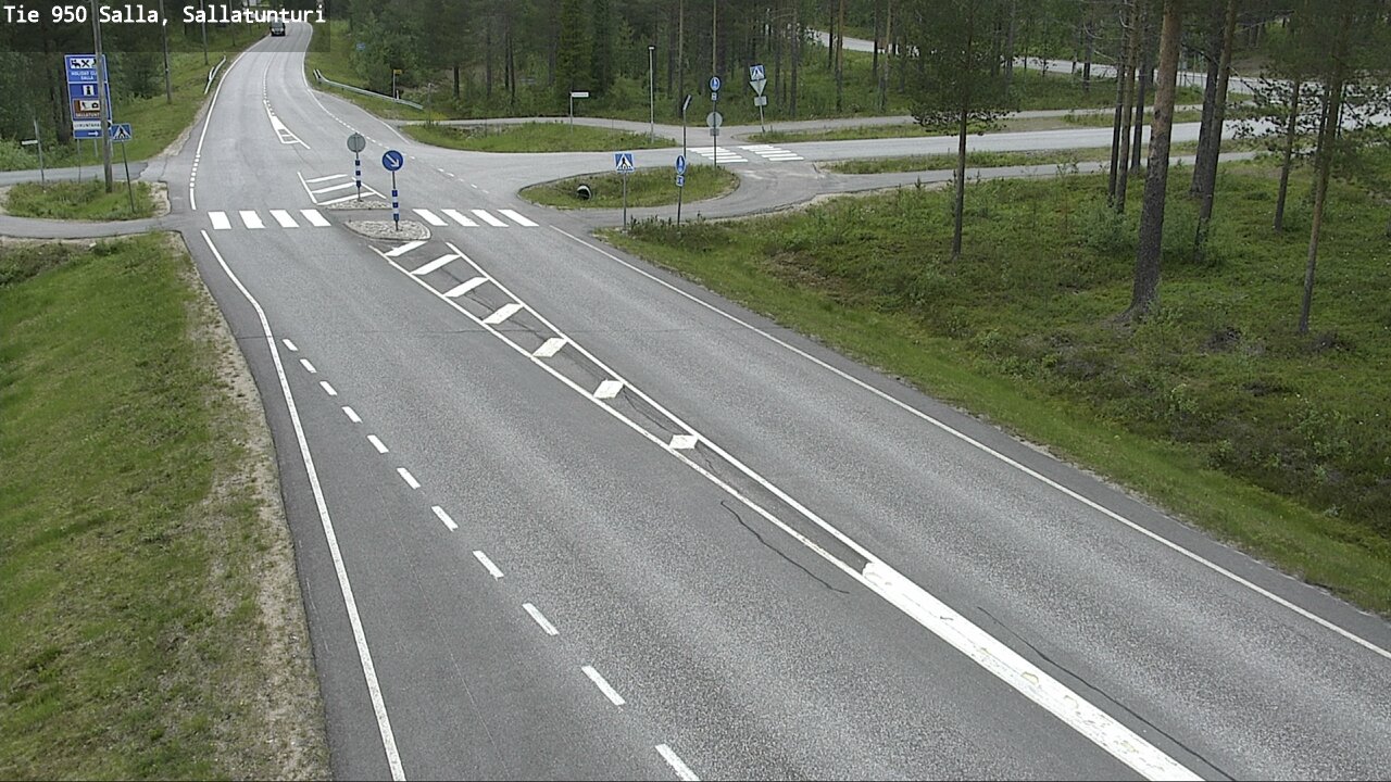 Weather Camera Image Väg 950 Salla, Sallatunturi, Salla, Lappi