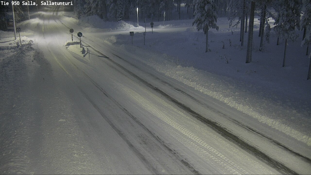 Kelikamerat Kuva Tie 950 Salla, Sallatunturi, Salla, Lappi