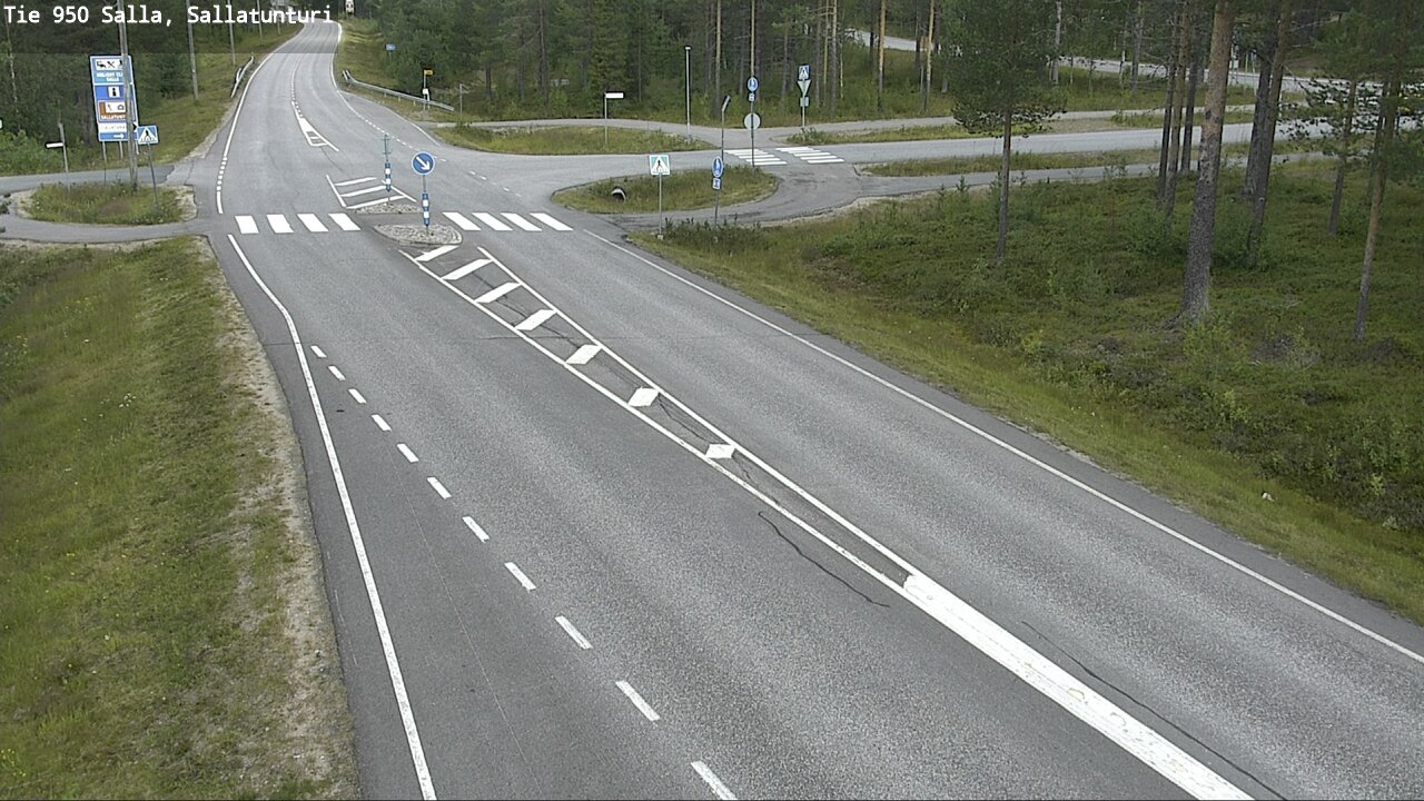 Weather Camera Image Väg 950 Salla, Sallatunturi, Salla, Lappi