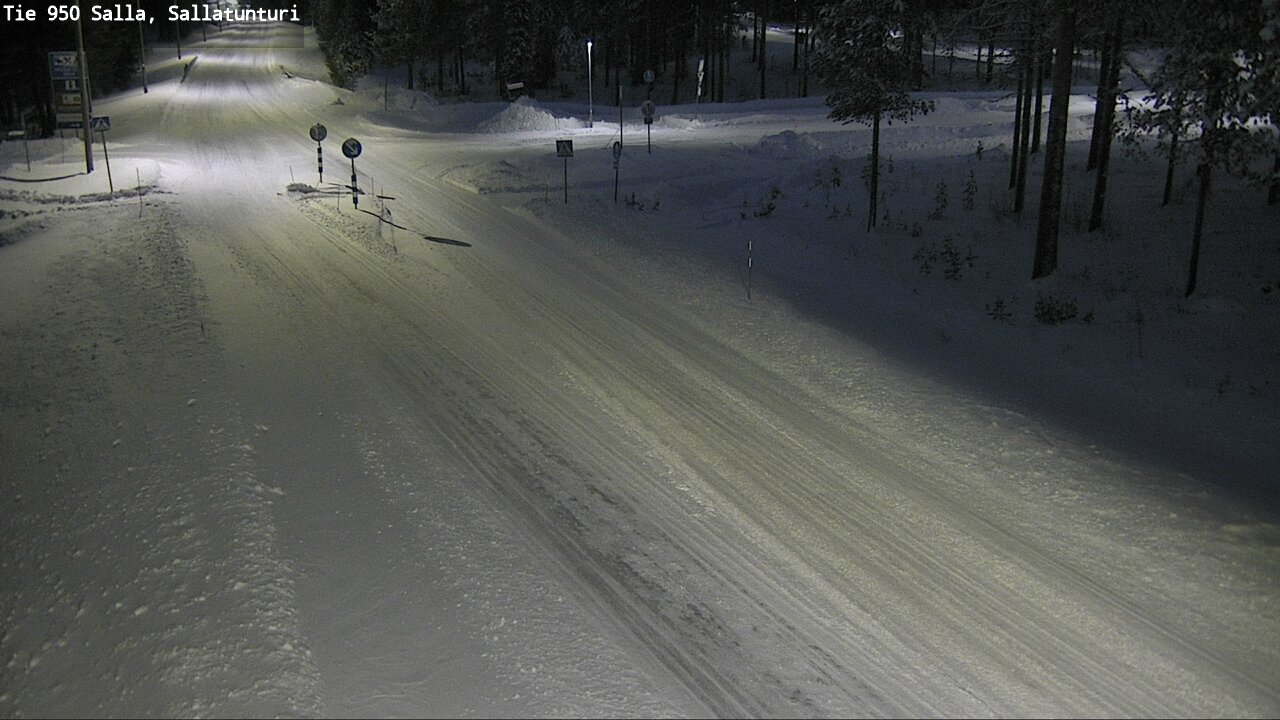 Kelikamerat Kuva Tie 950 Salla, Sallatunturi, Salla, Lappi