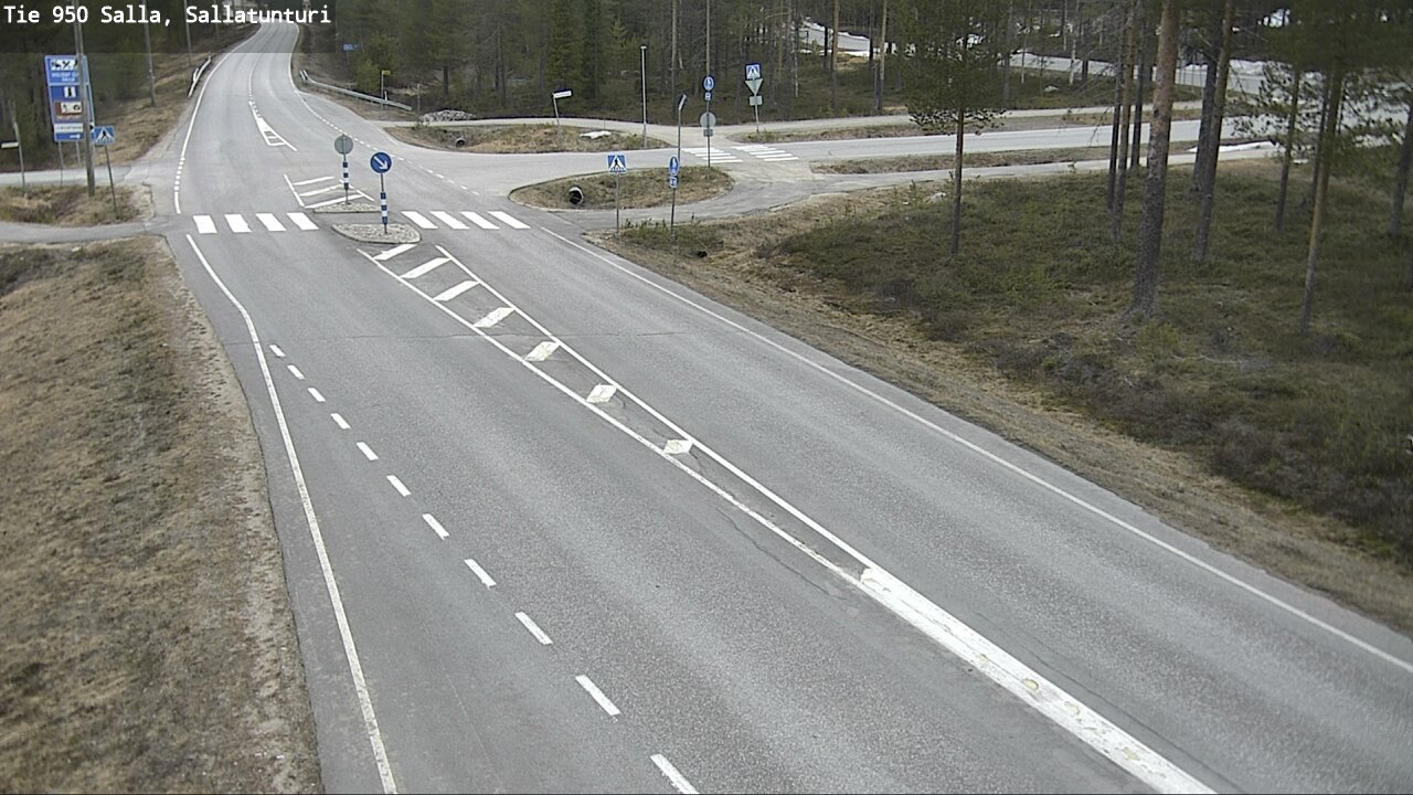 Weather Camera Image Väg 950 Salla, Sallatunturi, Salla, Lappi
