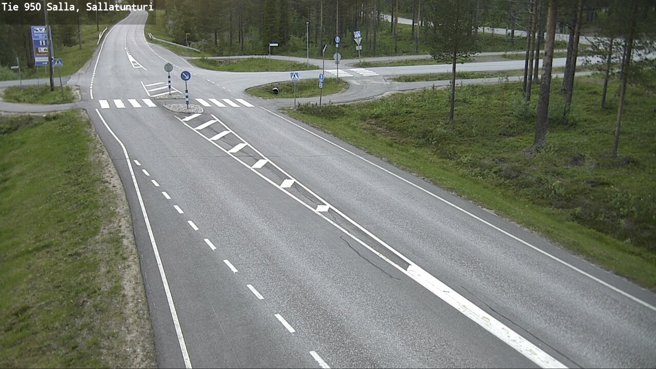Weather Camera Image Väg 950 Salla, Sallatunturi, Salla, Lappi
