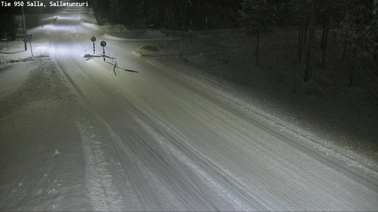 Weather Camera Image Road 950 Salla, Sallatunturi, Salla, Lappi