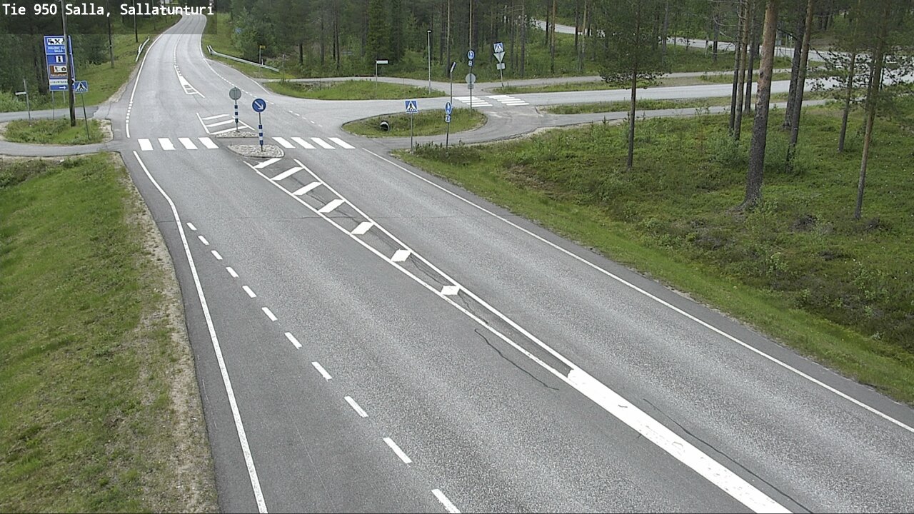 Weather Camera Image Väg 950 Salla, Sallatunturi, Salla, Lappi