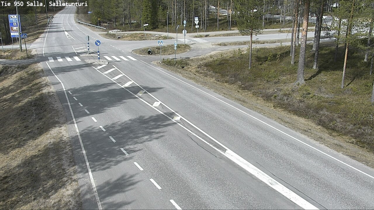 Weather Camera Image Väg 950 Salla, Sallatunturi, Salla, Lappi