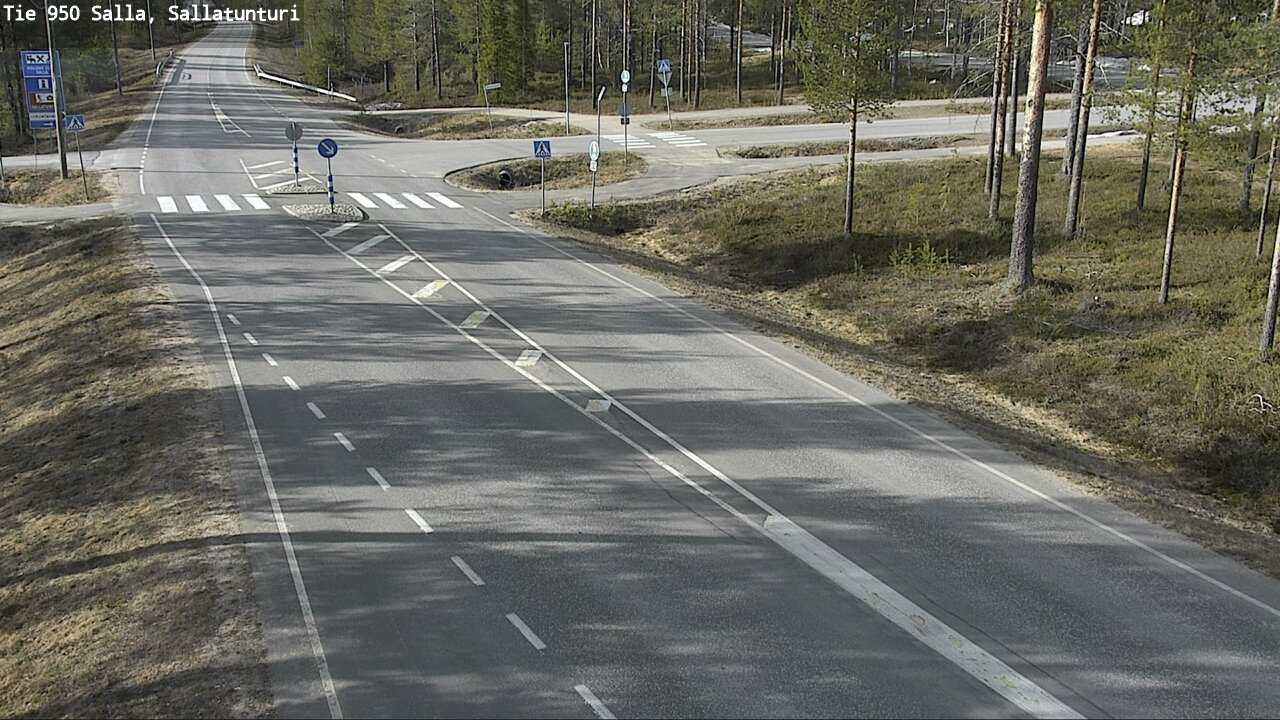 Weather Camera Image Väg 950 Salla, Sallatunturi, Salla, Lappi