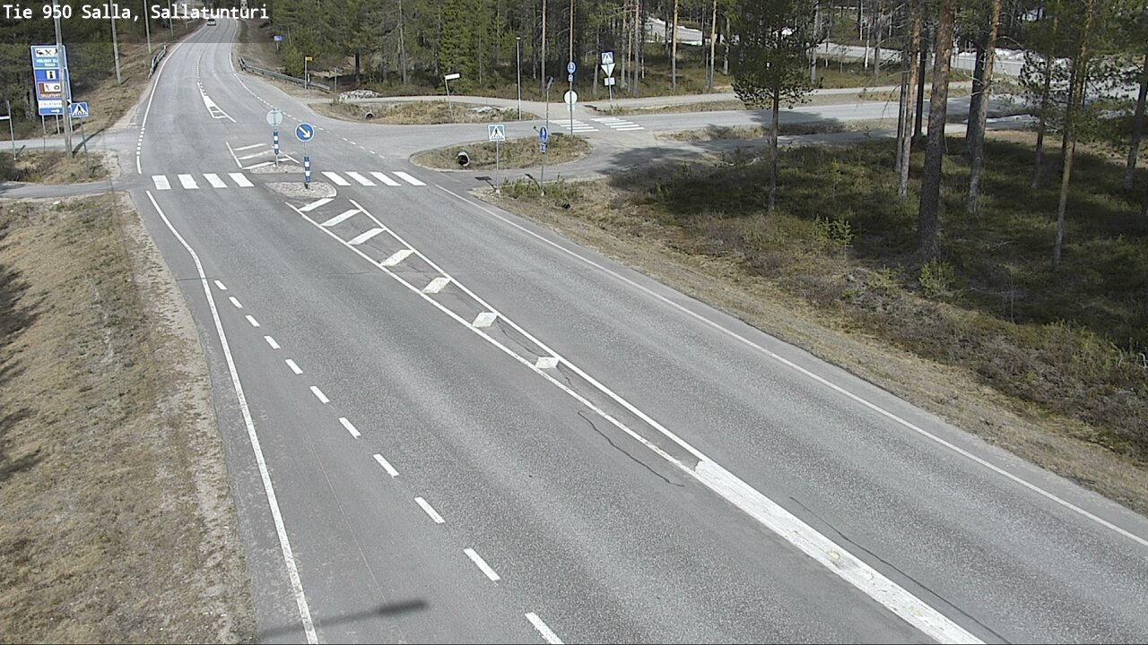 Weather Camera Image Väg 950 Salla, Sallatunturi, Salla, Lappi