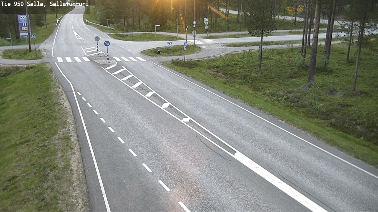 Weather Camera Image Väg 950 Salla, Sallatunturi, Salla, Lappi