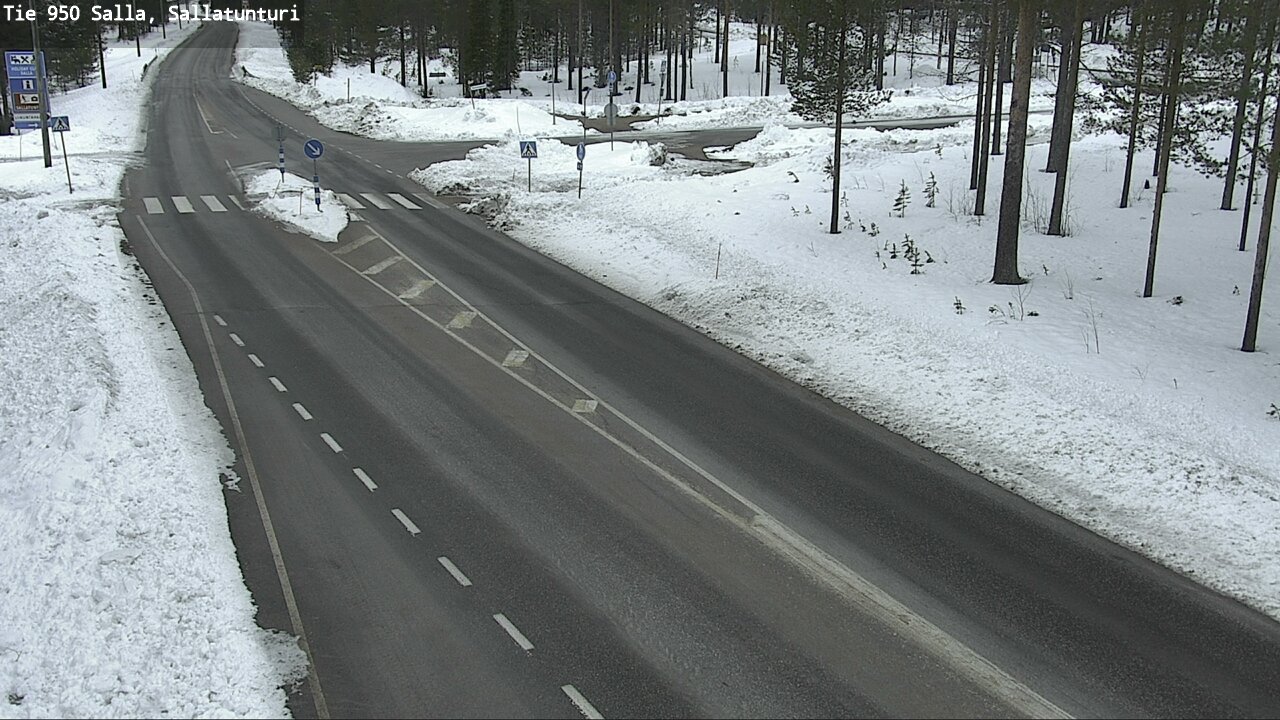 Kelikamerat Kuva Tie 950 Salla, Sallatunturi, Salla, Lappi