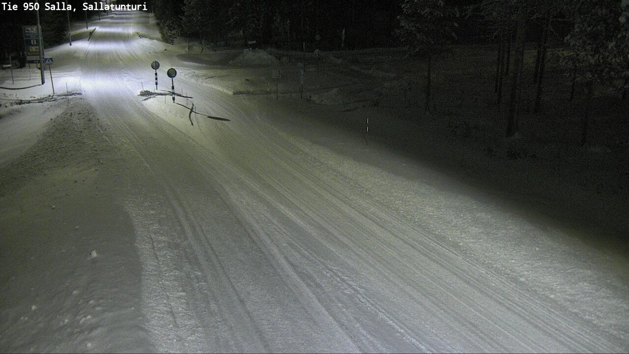 Weather Camera Image Road 950 Salla, Sallatunturi, Salla, Lappi