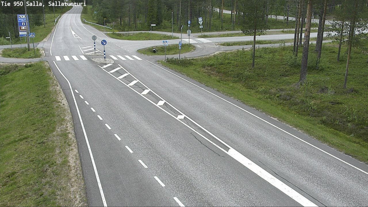 Weather Camera Image Väg 950 Salla, Sallatunturi, Salla, Lappi