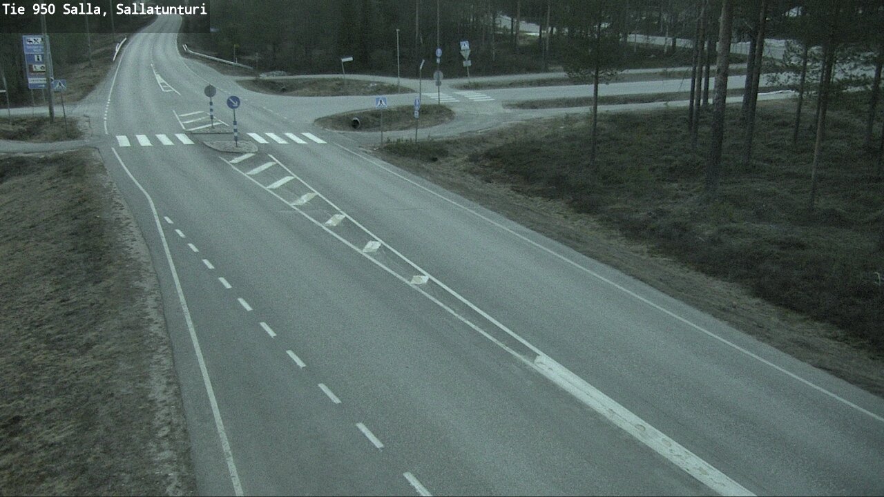 Weather Camera Image Road 950 Salla, Sallatunturi, Salla, Lappi