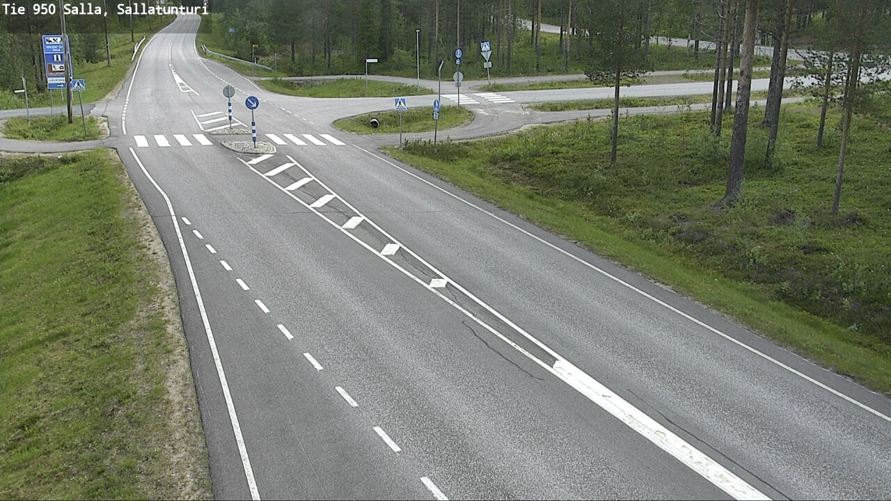 Weather Camera Image Väg 950 Salla, Sallatunturi, Salla, Lappi