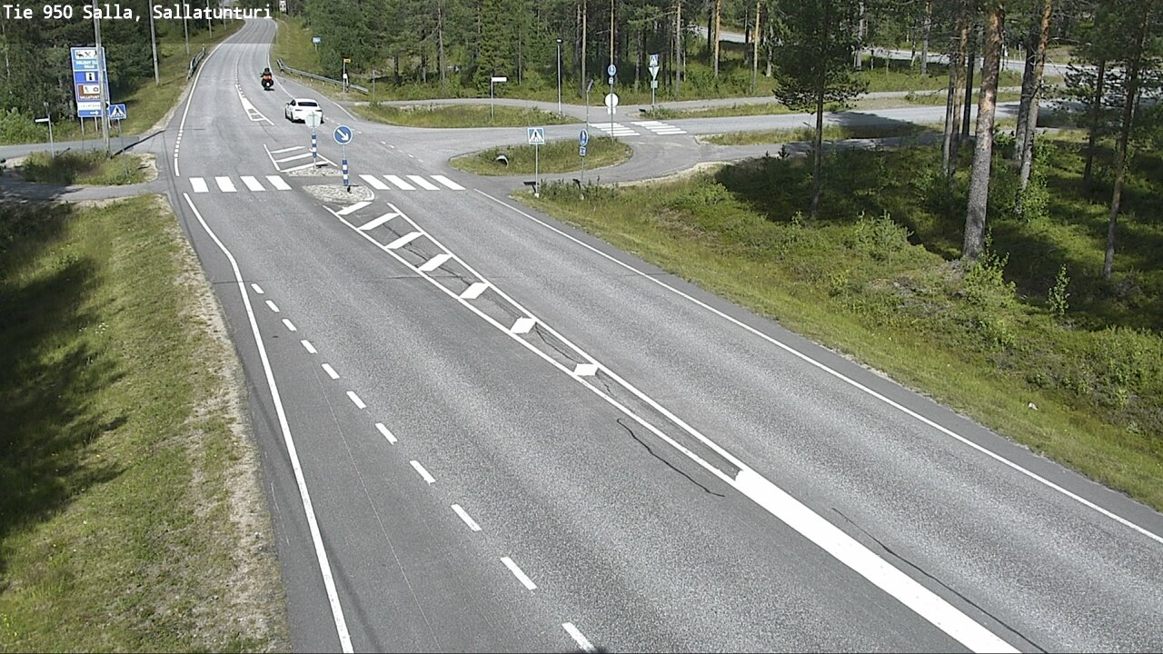 Weather Camera Image Väg 950 Salla, Sallatunturi, Salla, Lappi