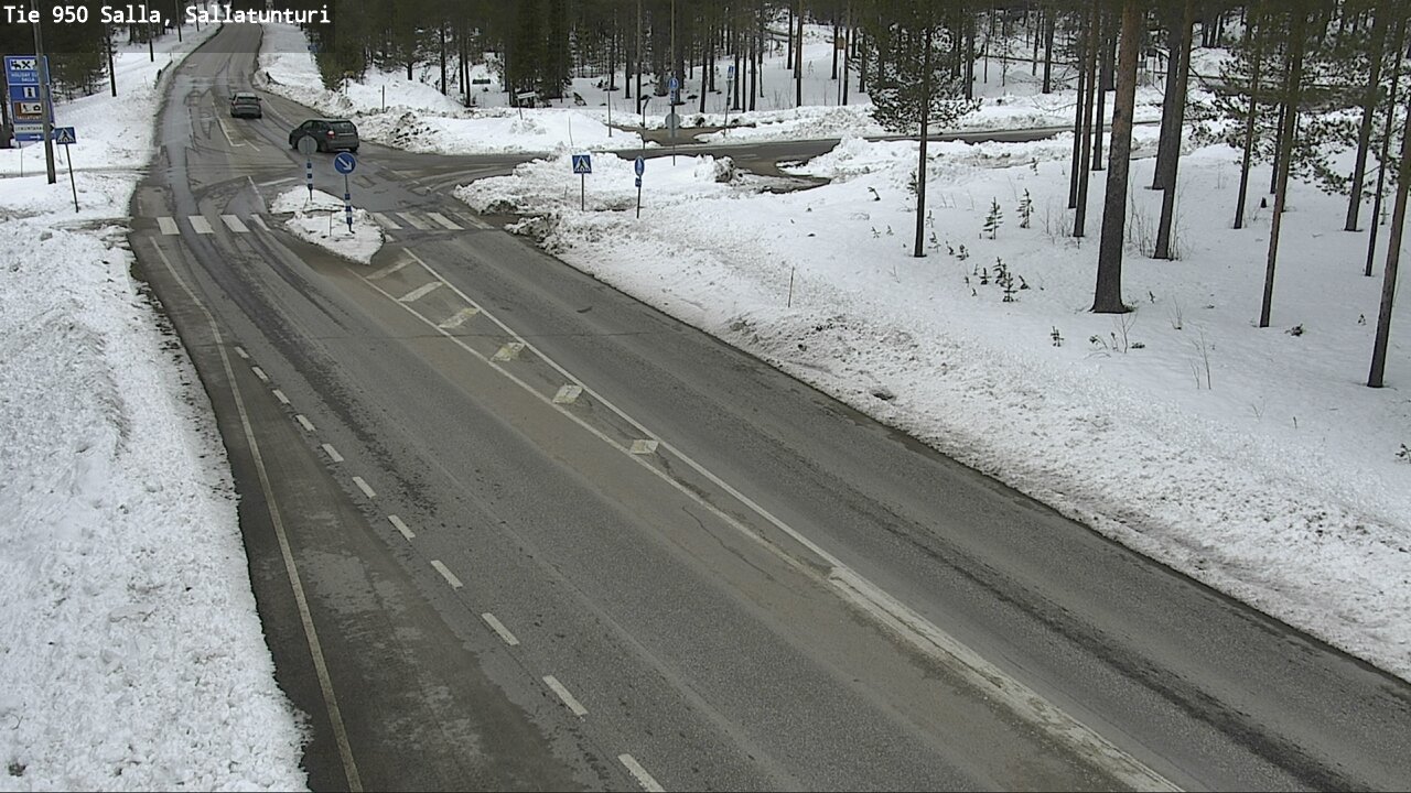 Weather Camera Image Väg 950 Salla, Sallatunturi, Salla, Lappi