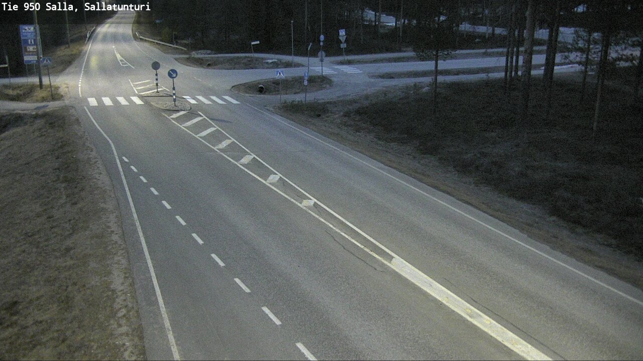 Weather Camera Image Väg 950 Salla, Sallatunturi, Salla, Lappi