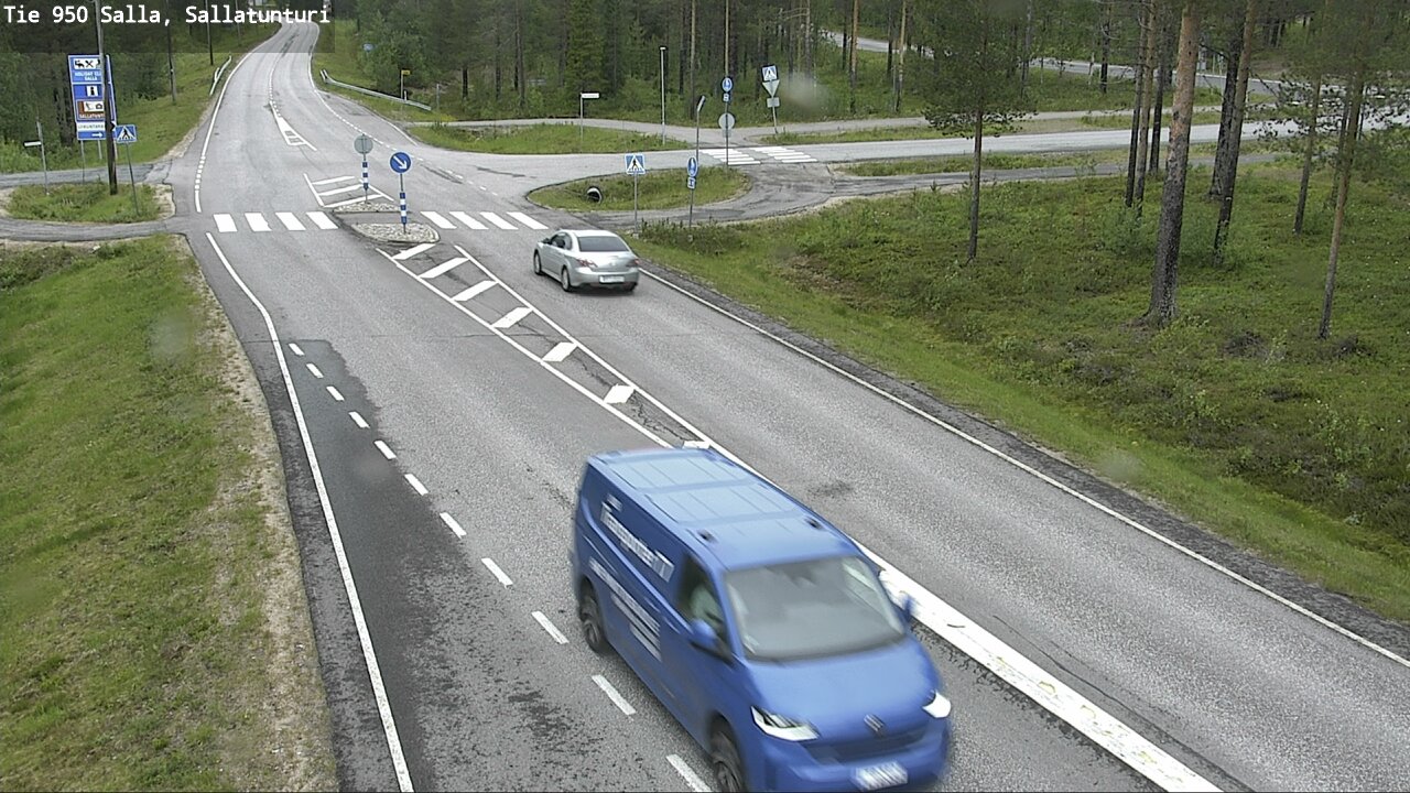 Weather Camera Image Väg 950 Salla, Sallatunturi, Salla, Lappi
