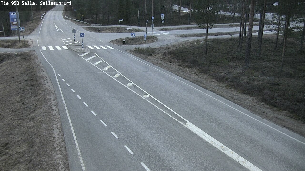 Weather Camera Image Väg 950 Salla, Sallatunturi, Salla, Lappi