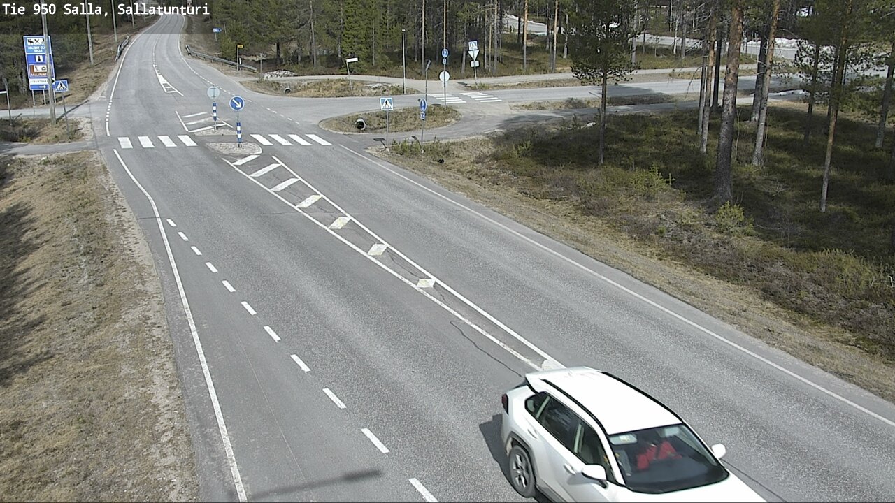 Weather Camera Image Väg 950 Salla, Sallatunturi, Salla, Lappi