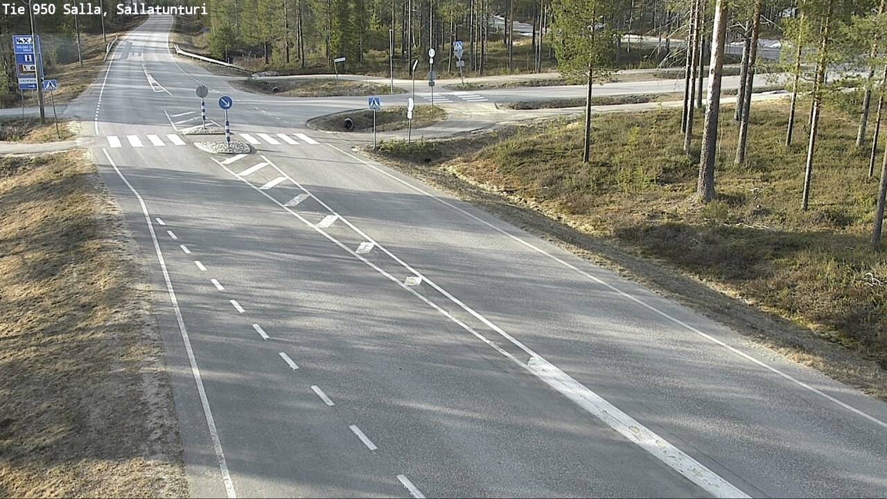 Weather Camera Image Väg 950 Salla, Sallatunturi, Salla, Lappi