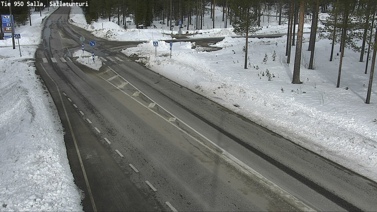Weather Camera Image Väg 950 Salla, Sallatunturi, Salla, Lappi