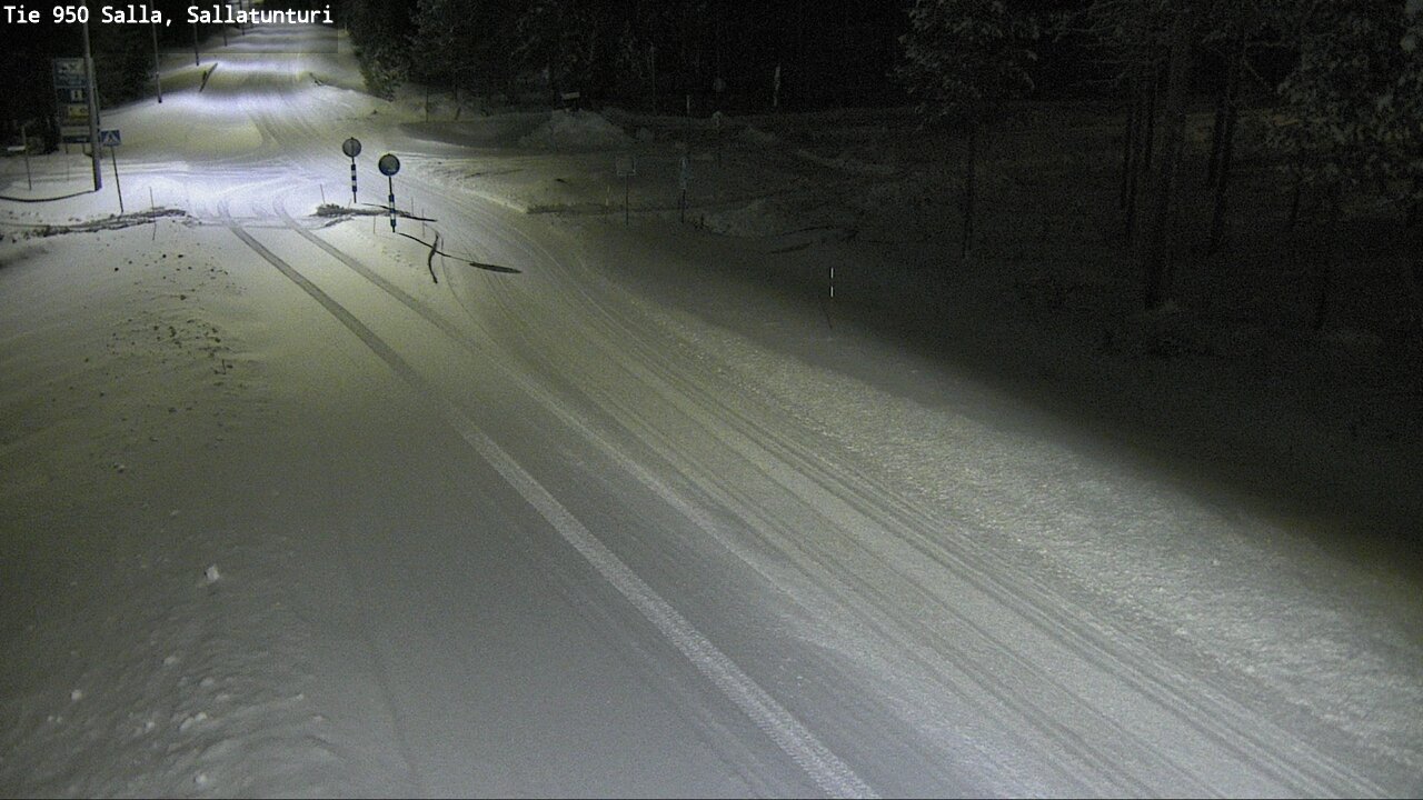 Weather Camera Image Road 950 Salla, Sallatunturi, Salla, Lappi
