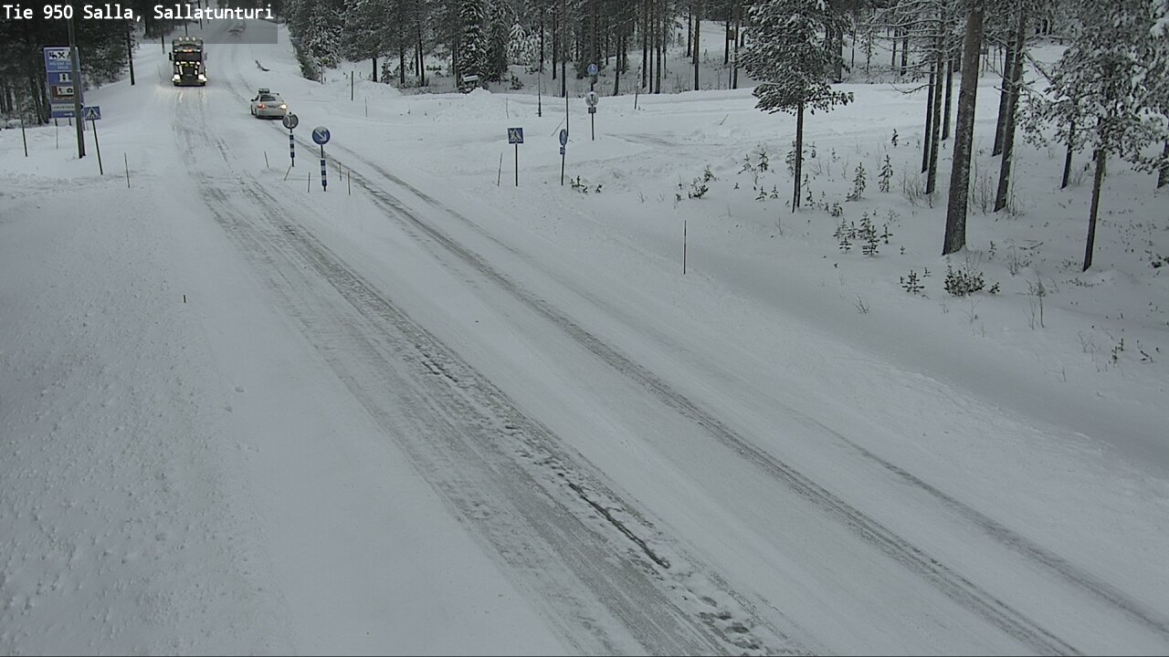 Kelikamerat Kuva Tie 950 Salla, Sallatunturi, Salla, Lappi
