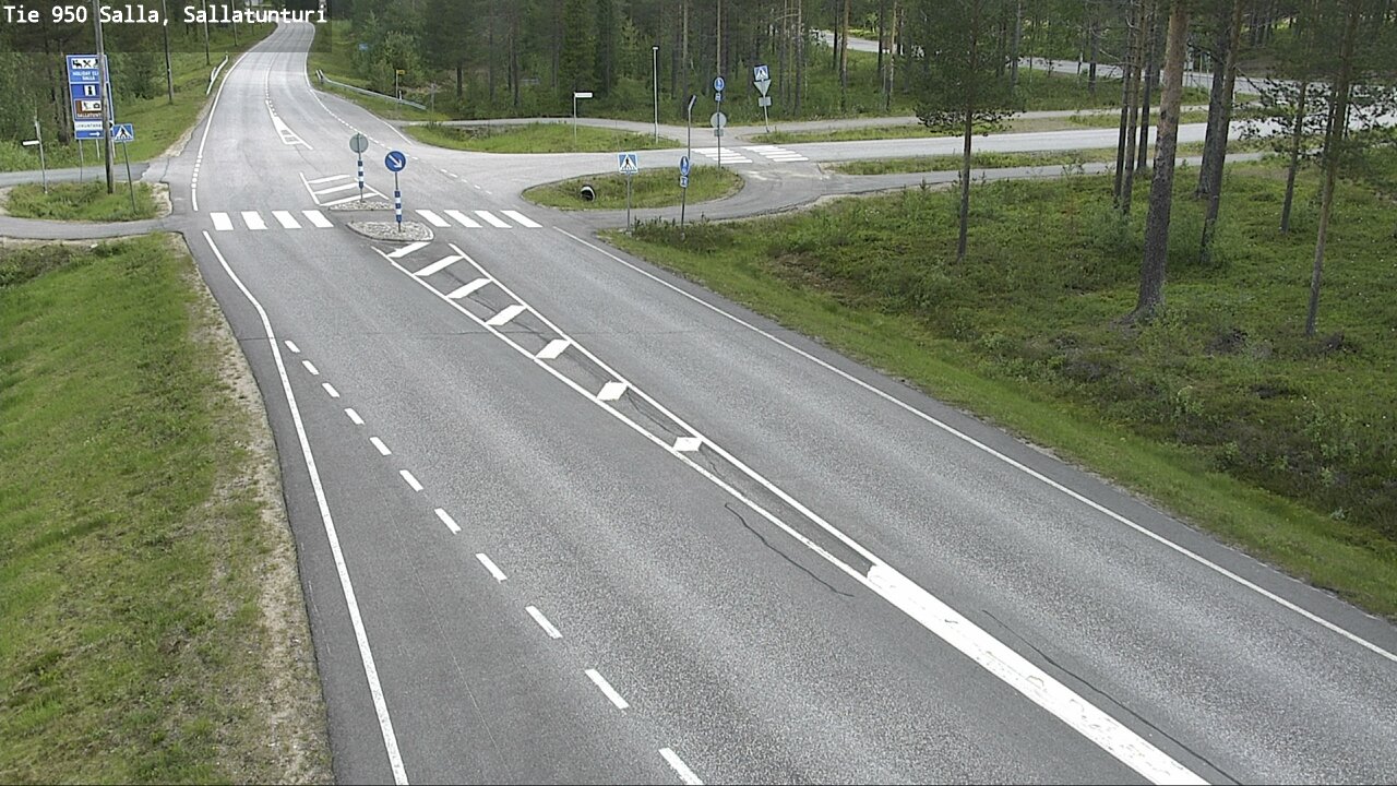 Weather Camera Image Väg 950 Salla, Sallatunturi, Salla, Lappi