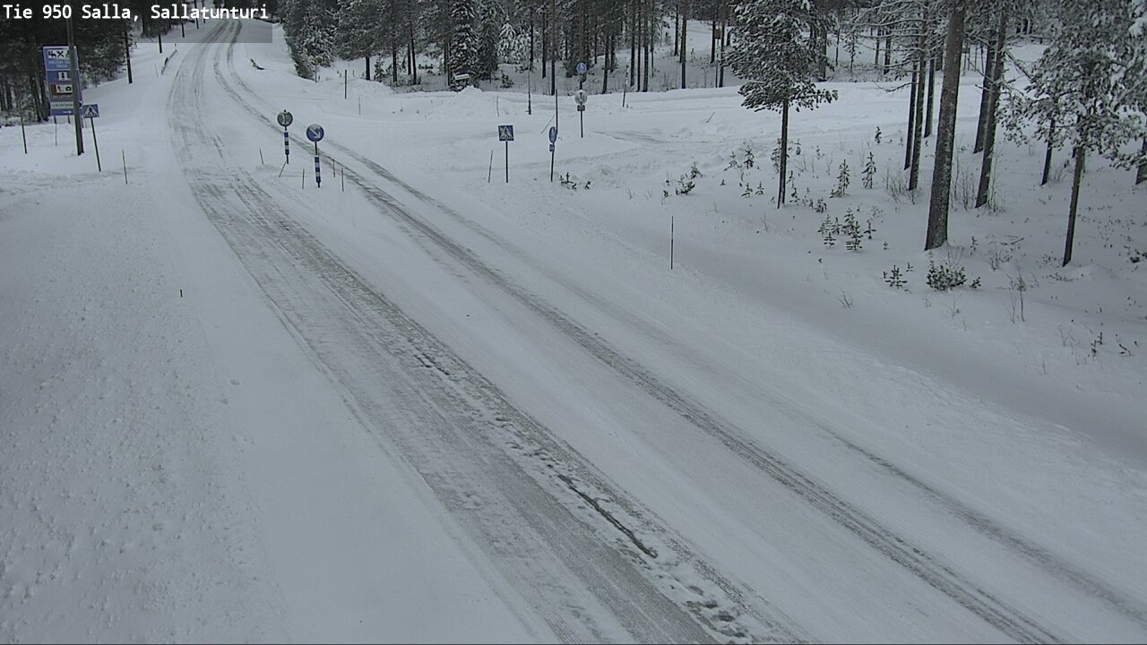 Kelikamerat Kuva Tie 950 Salla, Sallatunturi, Salla, Lappi
