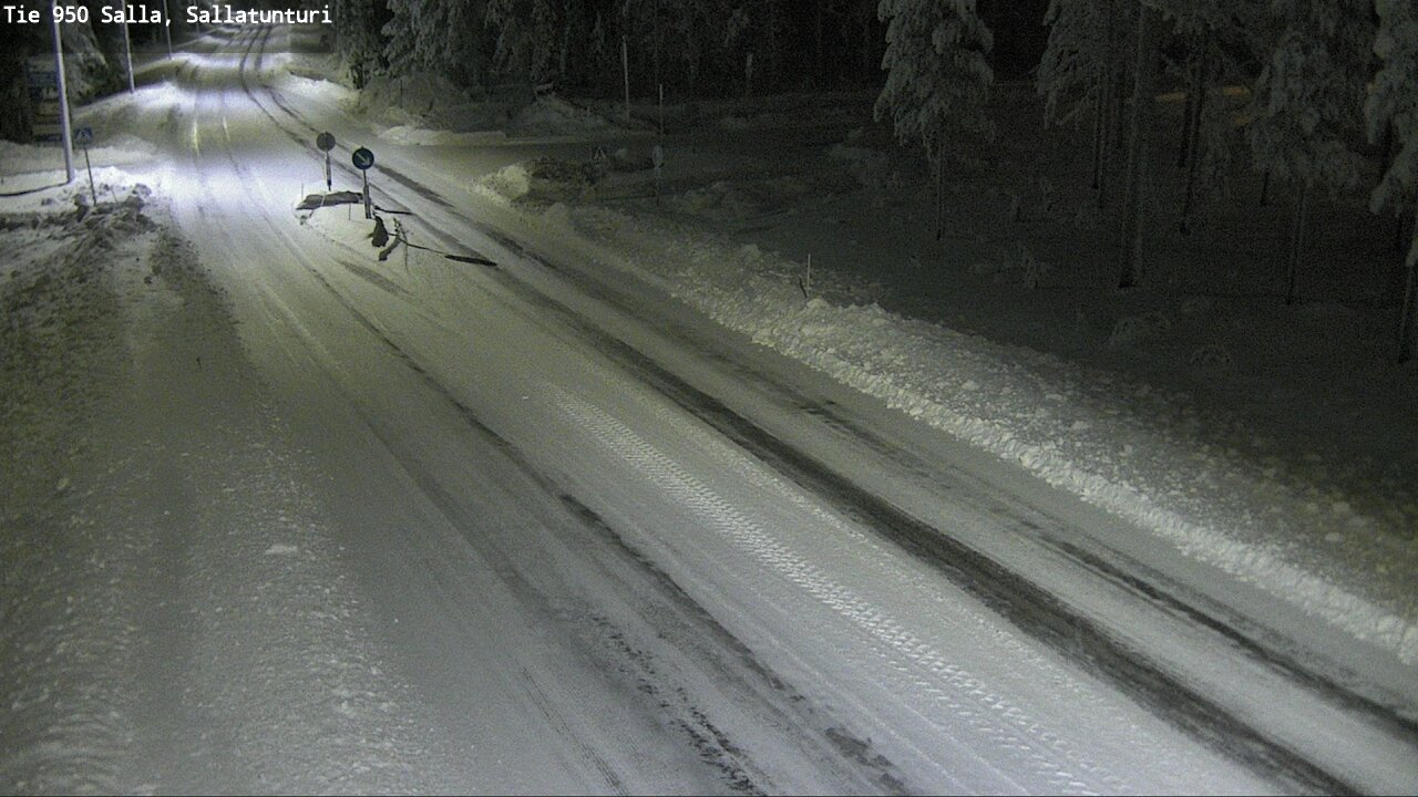 Kelikamerat Kuva Tie 950 Salla, Sallatunturi, Salla, Lappi