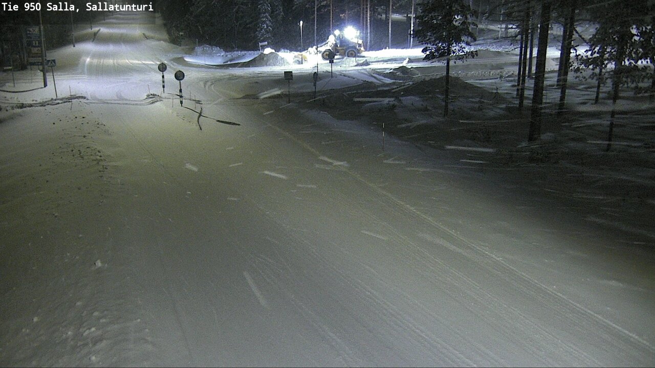 Weather Camera Image Road 950 Salla, Sallatunturi, Salla, Lappi