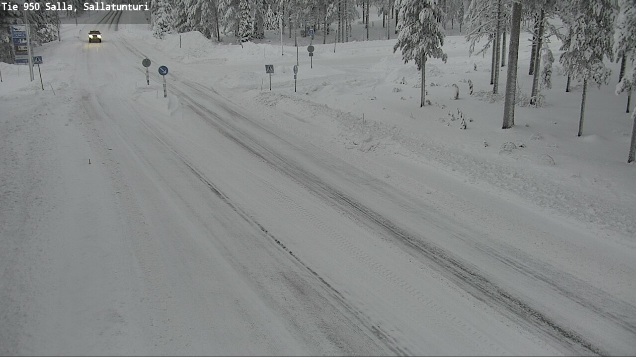 Kelikamerat Kuva Tie 950 Salla, Sallatunturi, Salla, Lappi