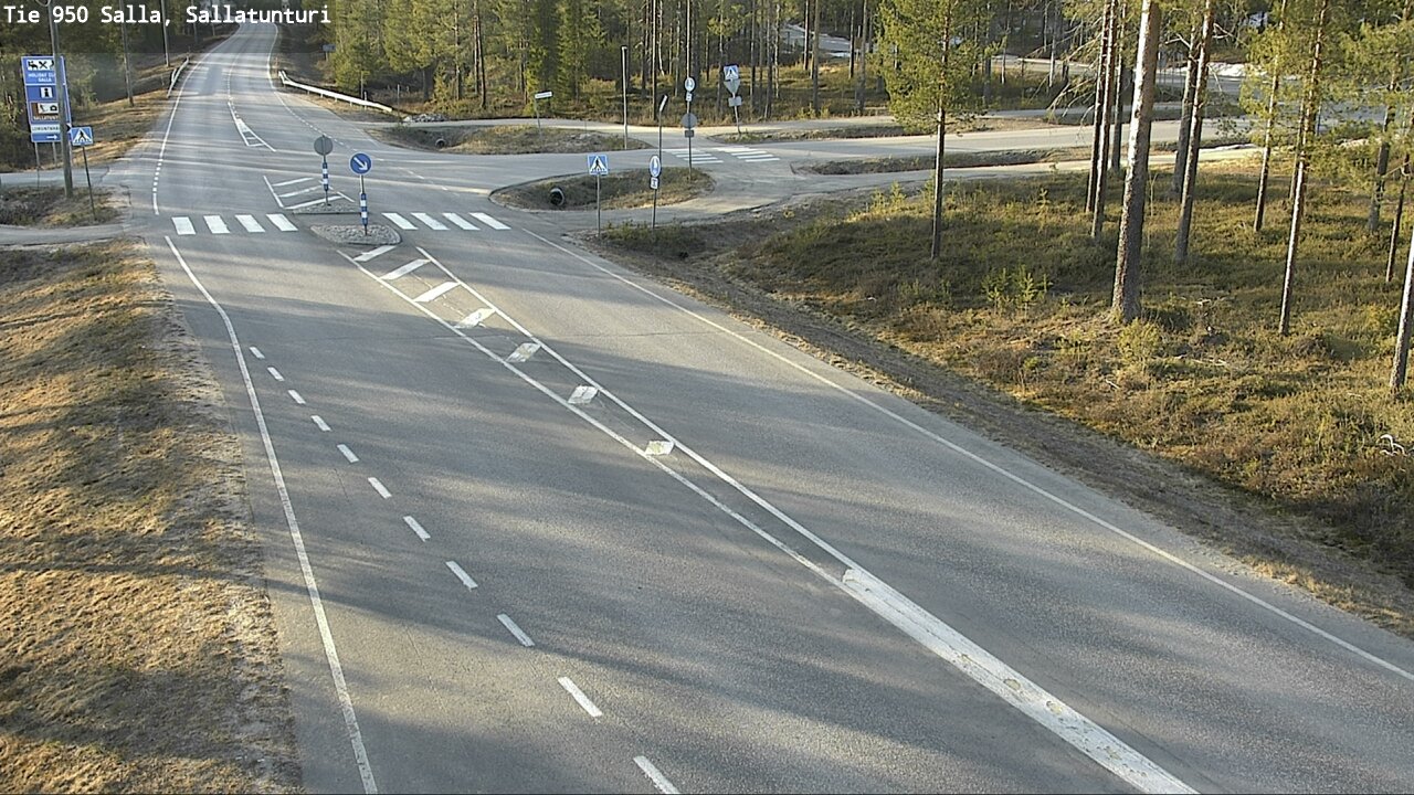 Weather Camera Image Väg 950 Salla, Sallatunturi, Salla, Lappi