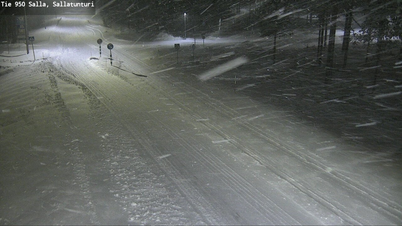 Weather Camera Image Road 950 Salla, Sallatunturi, Salla, Lappi