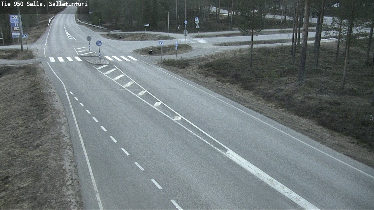 Weather Camera Image Road 950 Salla, Sallatunturi, Salla, Lappi