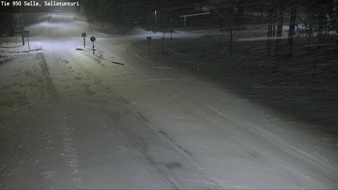 Weather Camera Image Road 950 Salla, Sallatunturi, Salla, Lappi