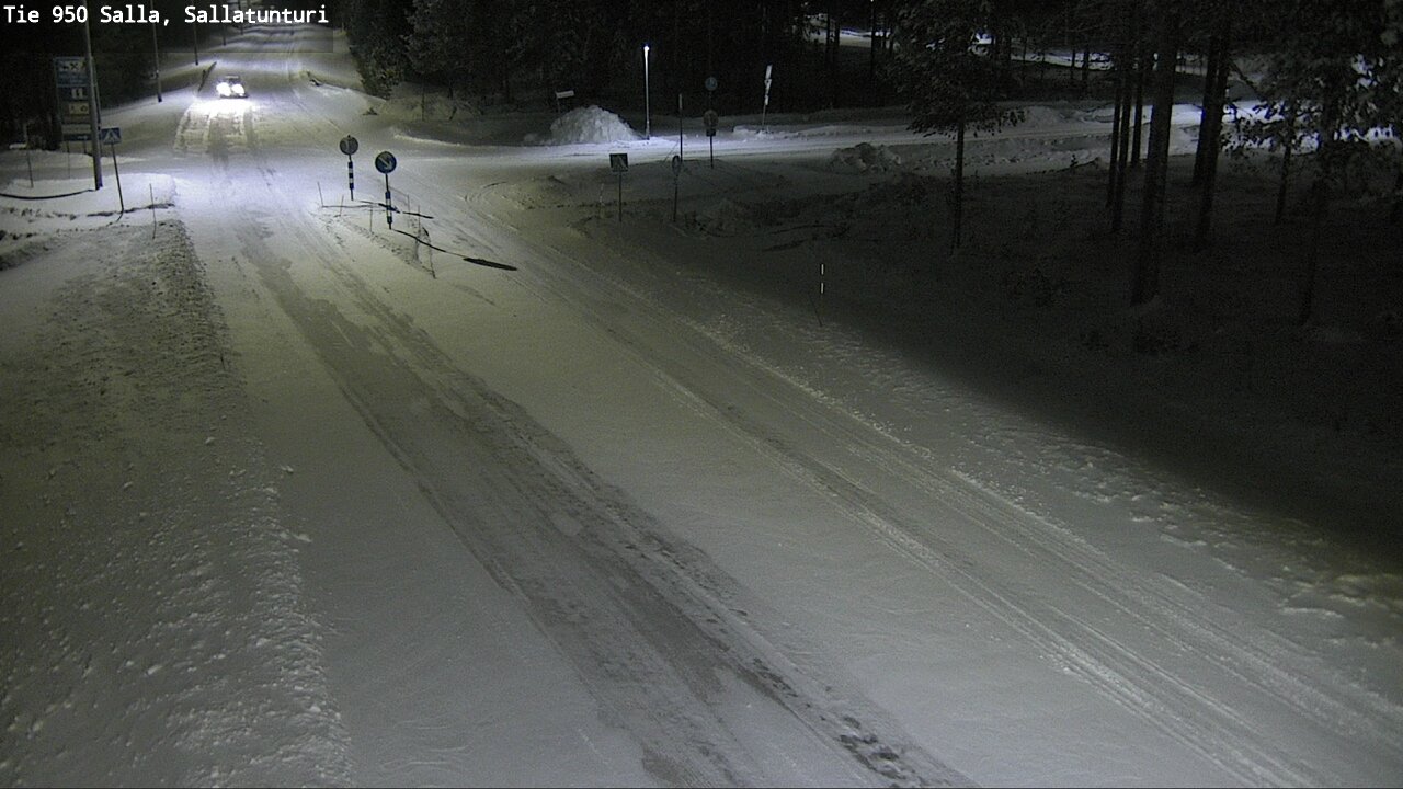 Kelikamerat Kuva Tie 950 Salla, Sallatunturi, Salla, Lappi