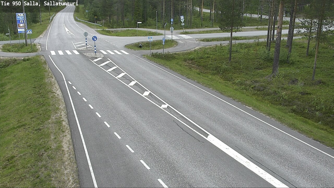 Weather Camera Image Väg 950 Salla, Sallatunturi, Salla, Lappi
