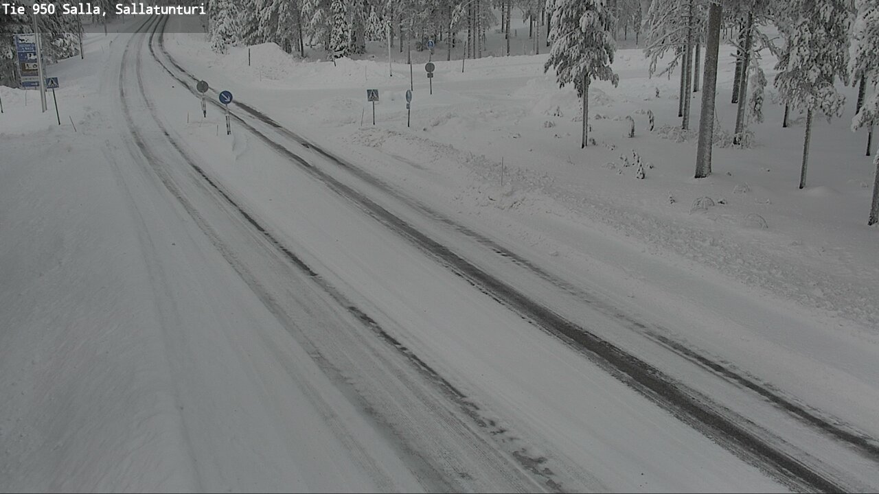 Kelikamerat Kuva Tie 950 Salla, Sallatunturi, Salla, Lappi