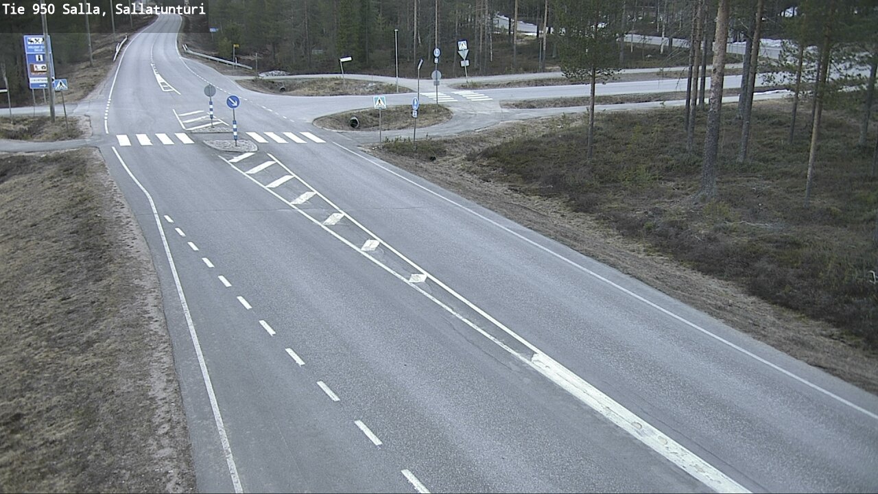 Weather Camera Image Road 950 Salla, Sallatunturi, Salla, Lappi