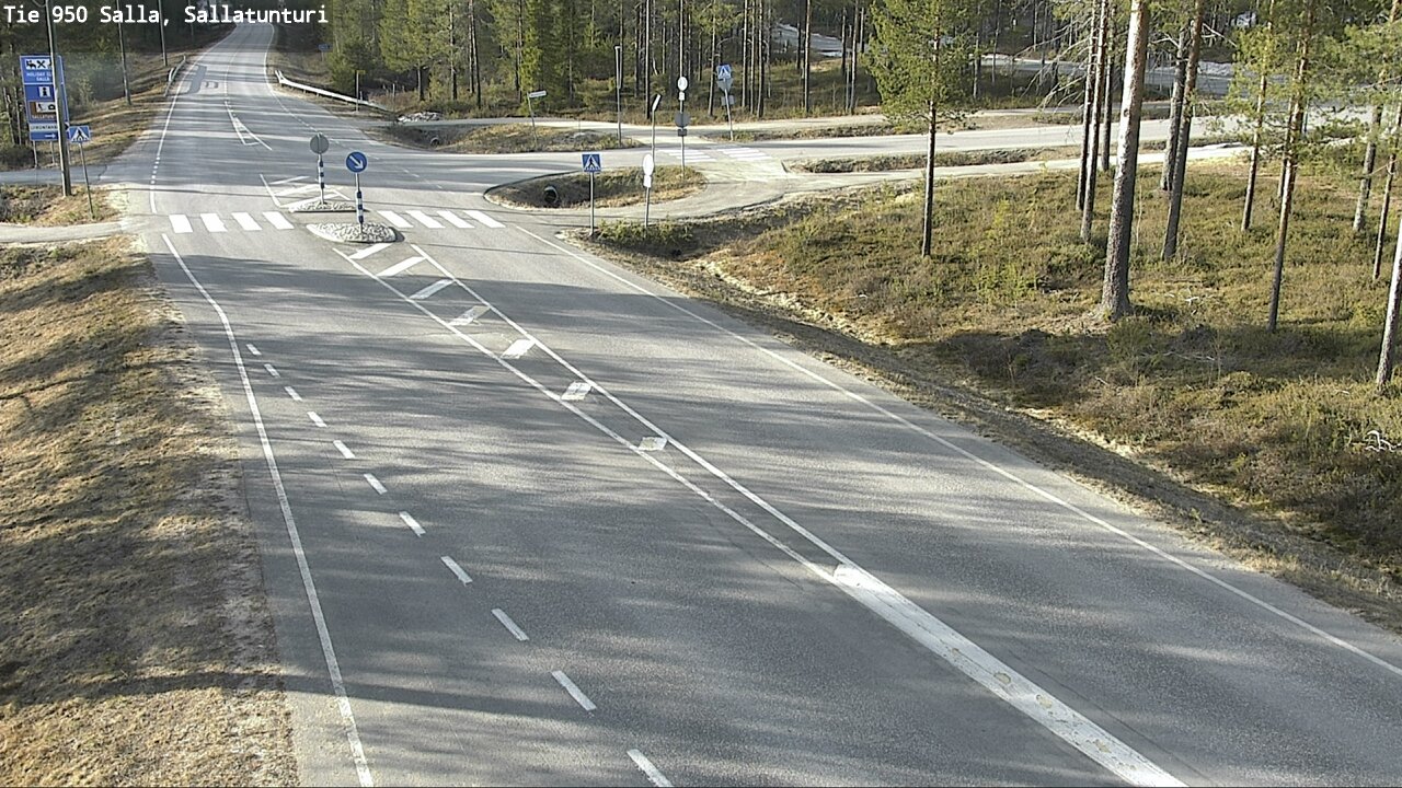 Weather Camera Image Väg 950 Salla, Sallatunturi, Salla, Lappi