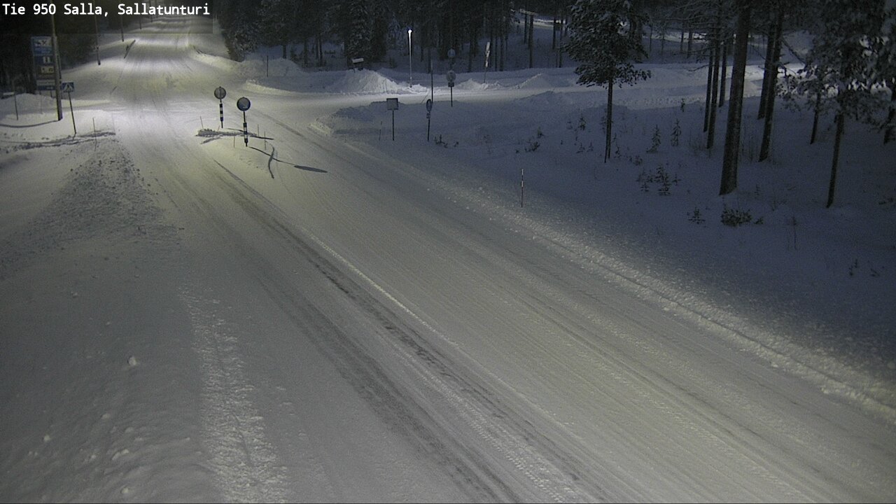 Weather Camera Image Road 950 Salla, Sallatunturi, Salla, Lappi
