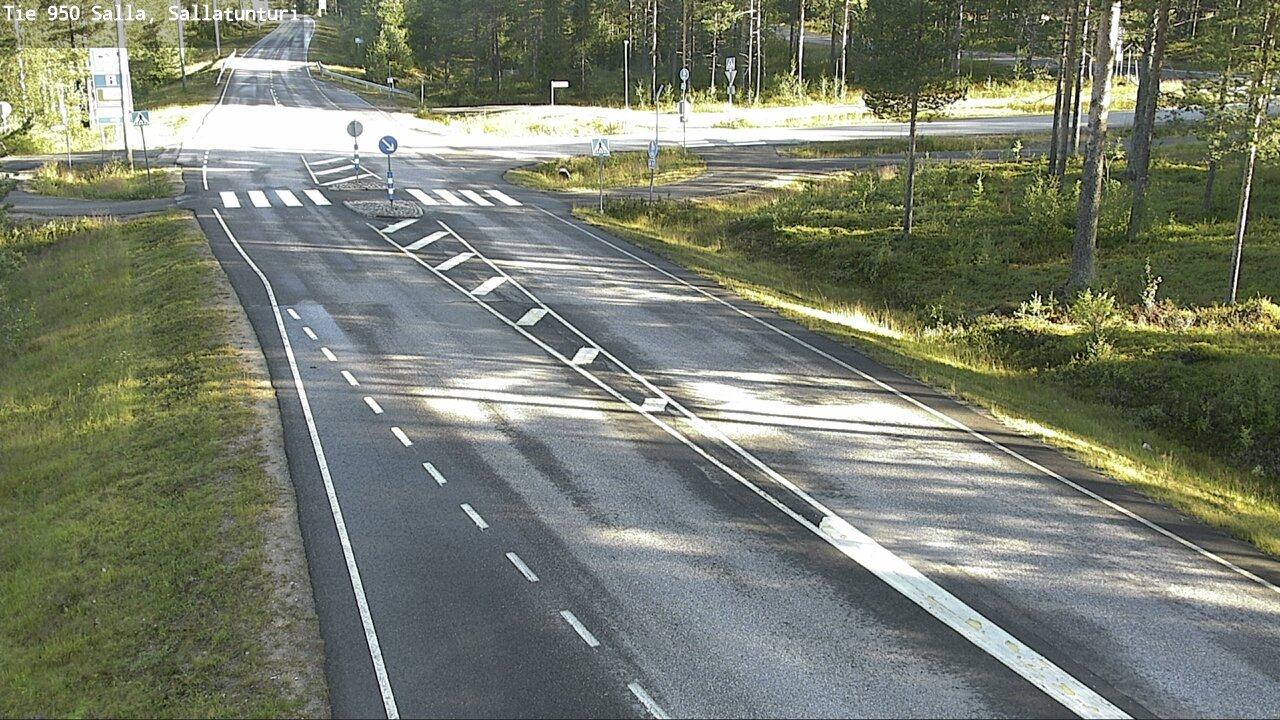 Weather Camera Image Road 950 Salla, Sallatunturi, Salla, Lappi
