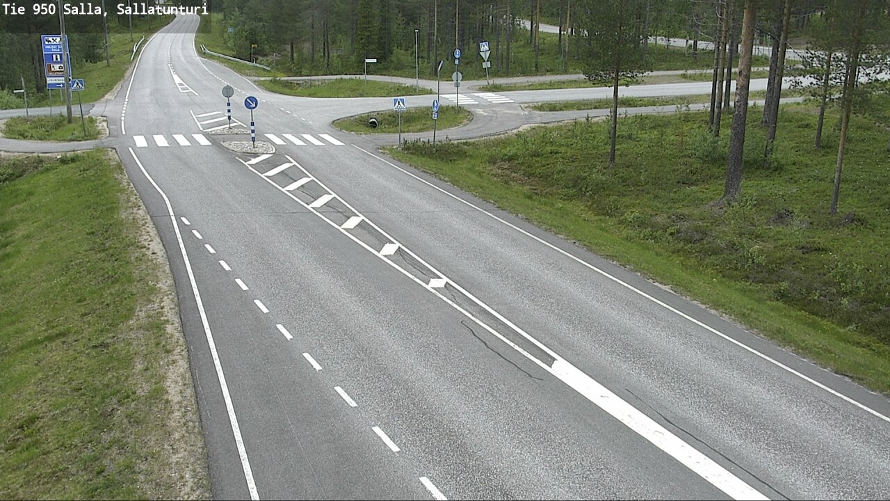 Weather Camera Image Väg 950 Salla, Sallatunturi, Salla, Lappi