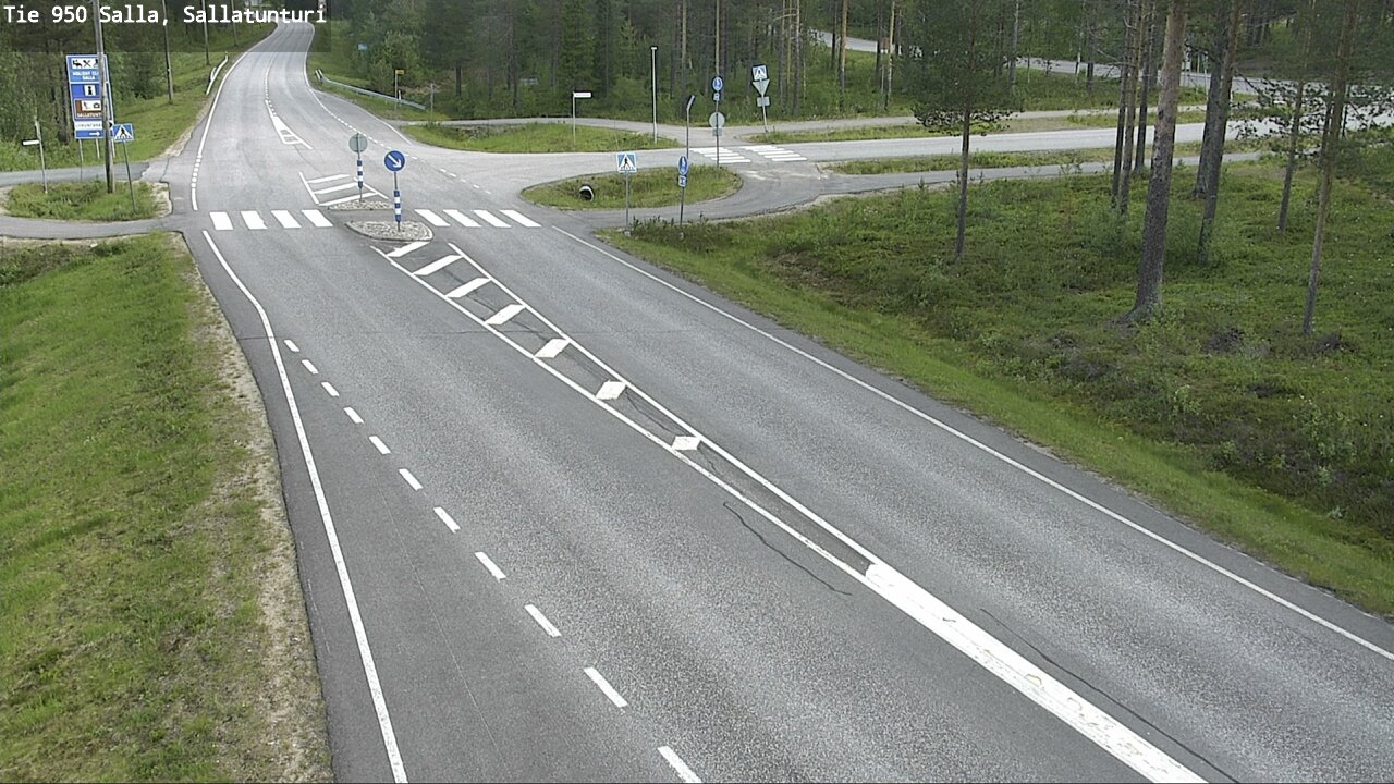 Weather Camera Image Väg 950 Salla, Sallatunturi, Salla, Lappi