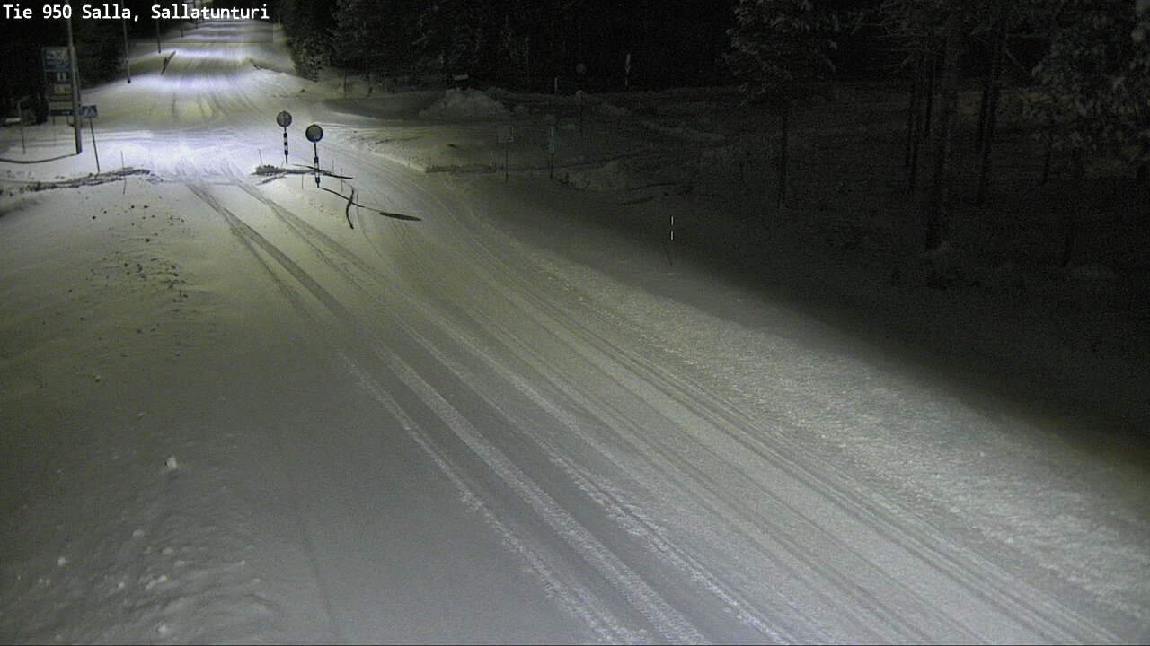 Weather Camera Image Road 950 Salla, Sallatunturi, Salla, Lappi